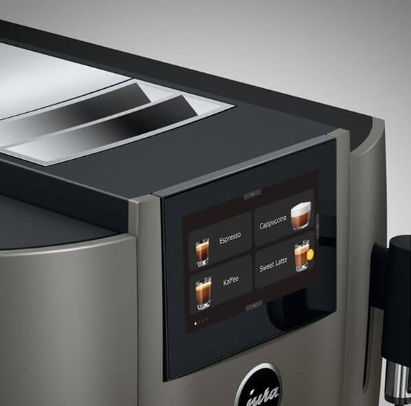 Ekspres do kawy JURA S8 EB Dark Inox - ekran
